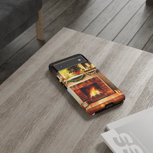 Warm Chirstmas Hearth - Impact Resistant Phone Case